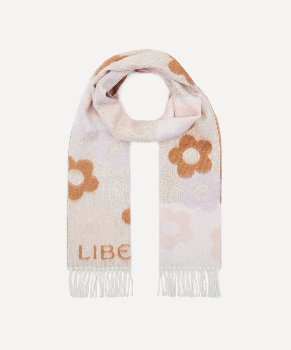 LIBERTY. フローラル モヘアスカーフ 35×220 