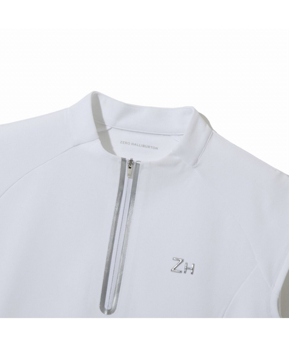 ZERO HALLIBURTON 【吸水速乾・UVケア】 フレンチスリ―ブモックネック鹿の子ワンピース ZHG-W5S4b 82978 
