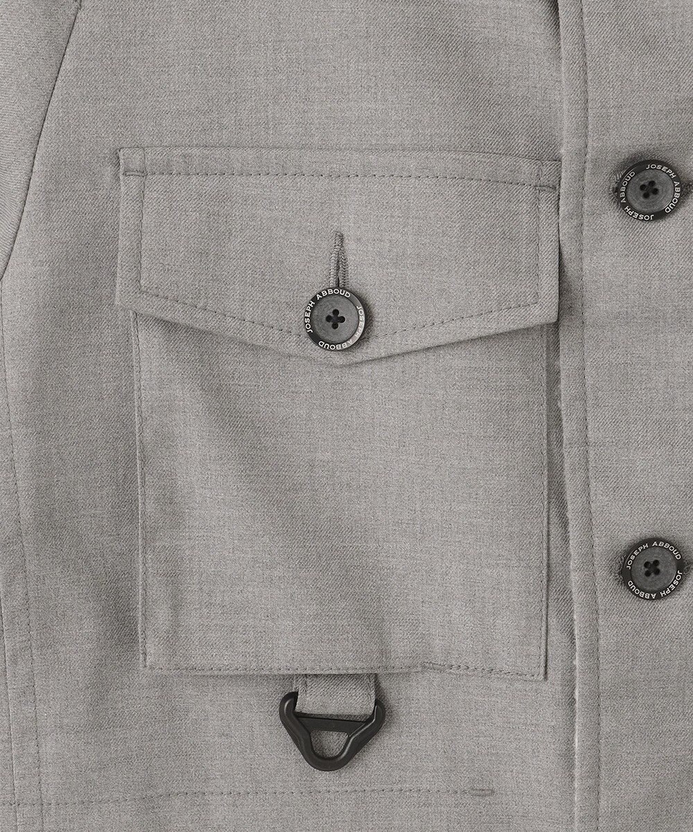 JOSEPH ABBOUD MOUNTAIN 【撥水/ライナードッキング対応】スライバー カモフラージュコンビ パーカー 