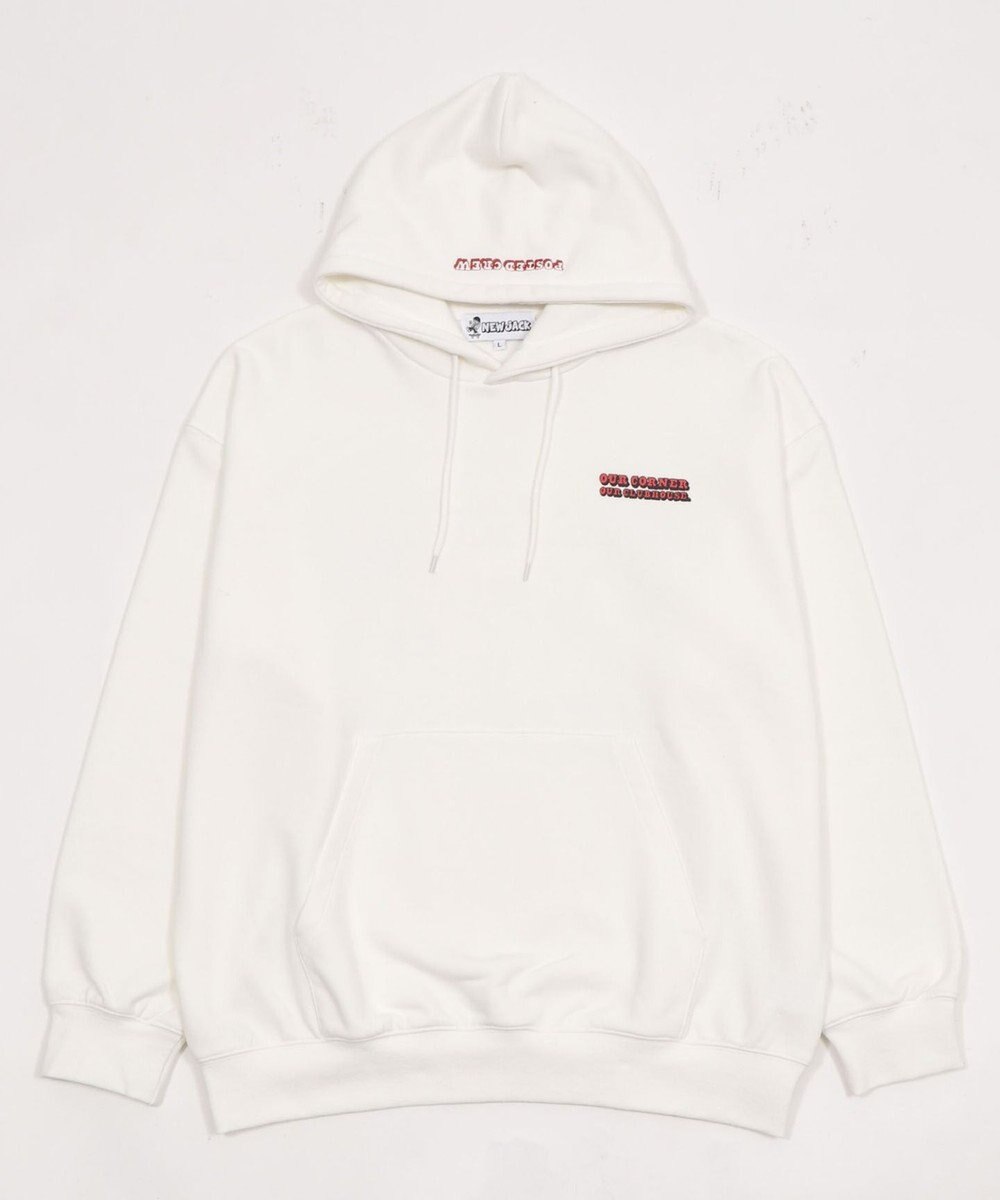 WEGO 【ユニセックス着用ITEM】別注NEWJACKグラフィックプルパーカー 