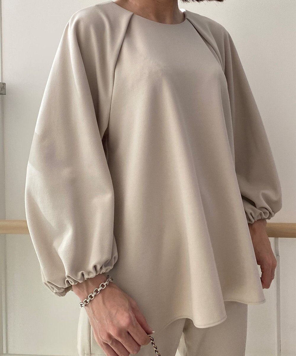 UNFILO 【セットアップ対応/ストレッチ】BEAUTY MOVE ブラウス 