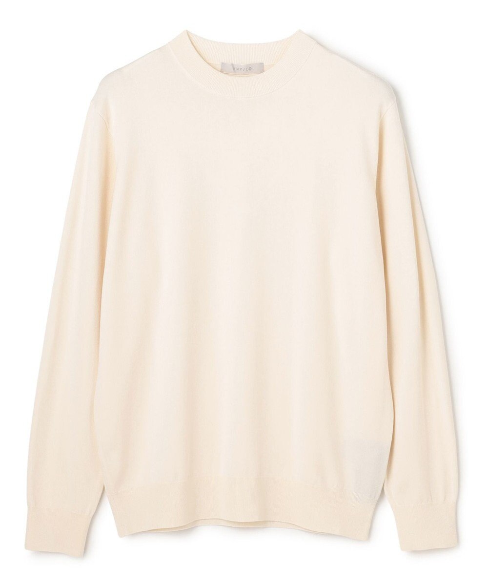 UNFILO MENS 【男女兼用】ソフトサーモ アンチピリングニット クルー 