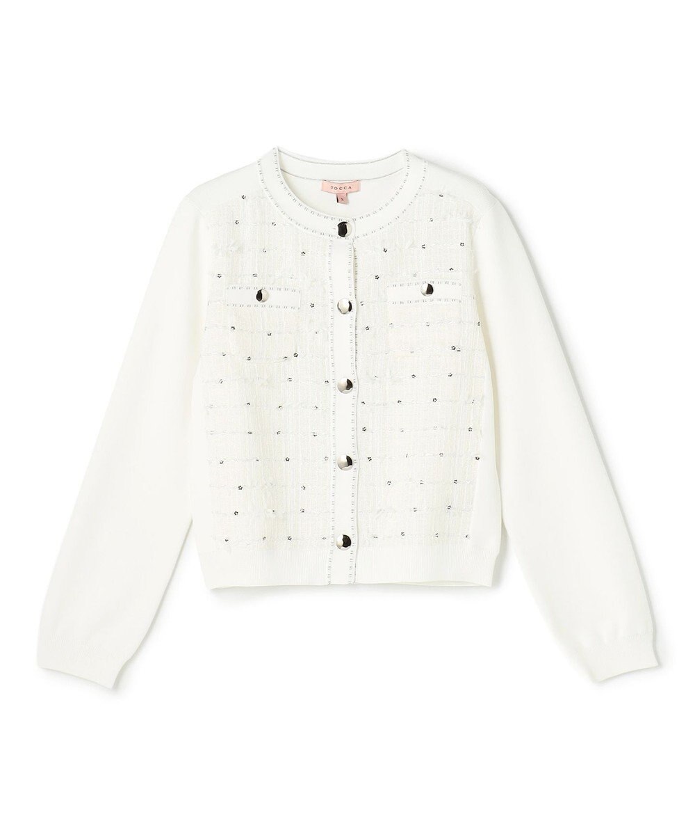 TOCCA 【八木アリサさん着用】FLOWER HIDE AND SEEK ニットジャケット 