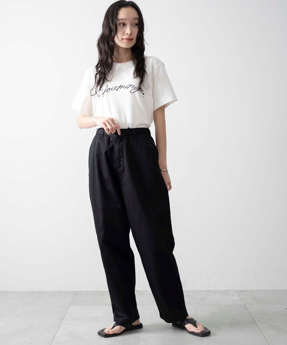 WEGO 【ユニセックス着用ITEM/ウエストゴム/手洗い可】チノイージーワイドパンツ 