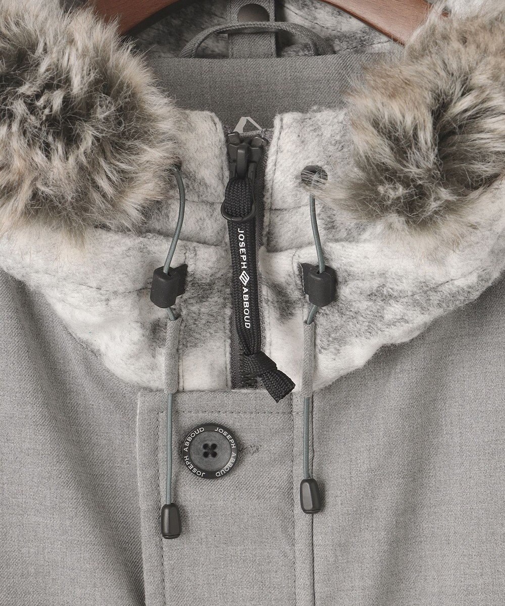 JOSEPH ABBOUD MOUNTAIN 【撥水/ライナードッキング対応】スライバー カモフラージュコンビ パーカー 