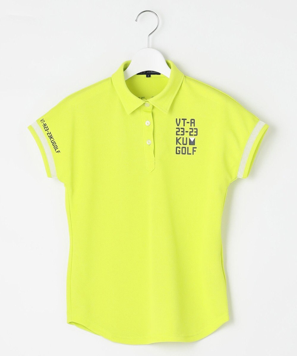 23区GOLF 【WOMEN】エイトロックカノコ カラーポロシャツ 
