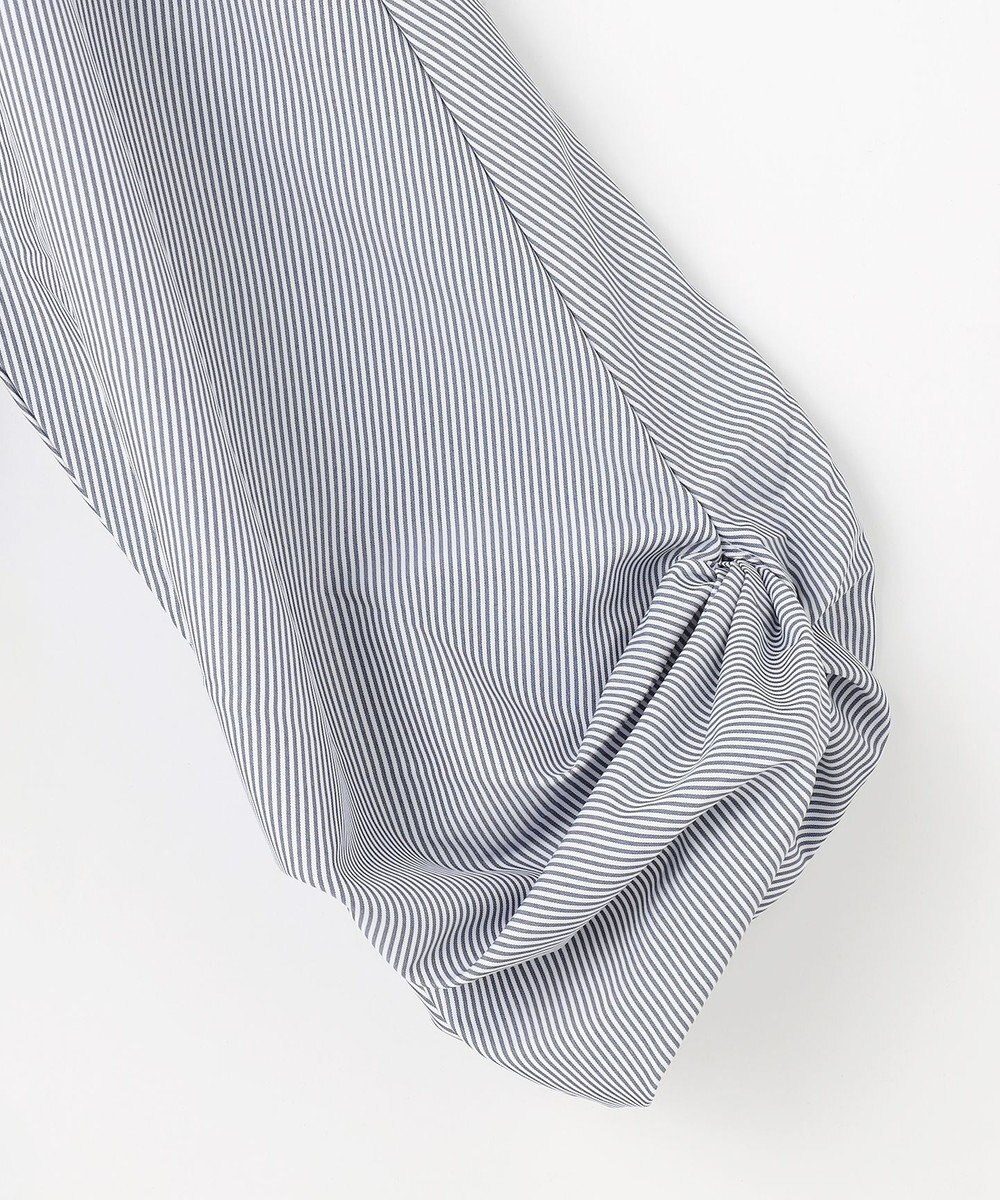 ANY 【洗濯機可/UVケア/アンチピリング】布帛ねじり袖コンビプルオーバー 