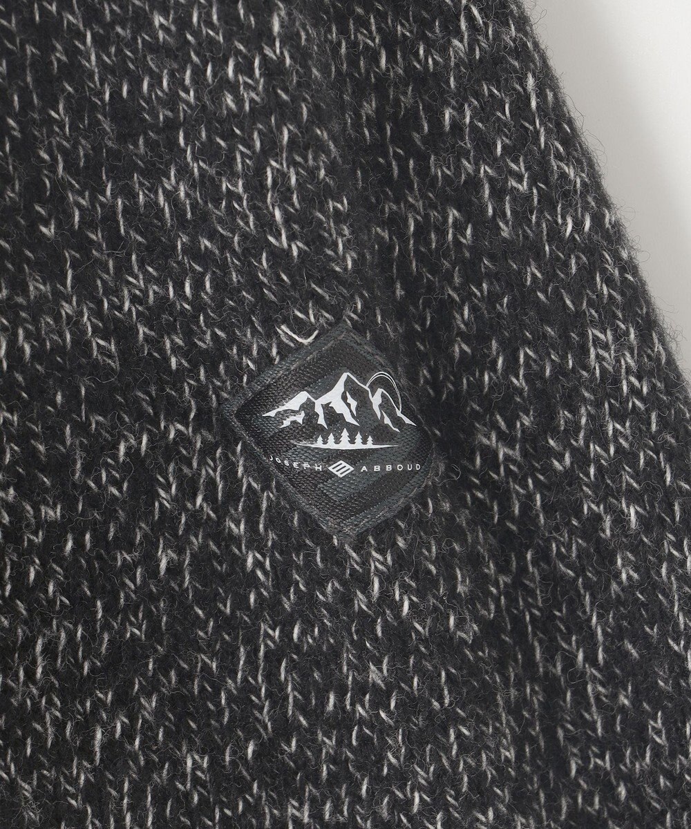 JOSEPH ABBOUD MOUNTAIN 【イタリア糸使用/サスティナブル素材/裏地付き/ライナードッキング対応】 コットンウール ニット アウター 