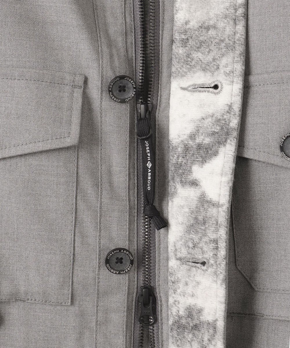 JOSEPH ABBOUD MOUNTAIN 【撥水/ライナードッキング対応】スライバー カモフラージュコンビ パーカー 