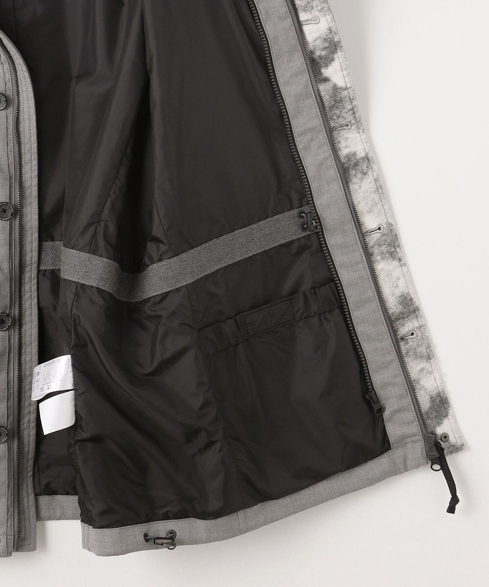 JOSEPH ABBOUD MOUNTAIN 【撥水/ライナードッキング対応】スライバー カモフラージュコンビ パーカー 