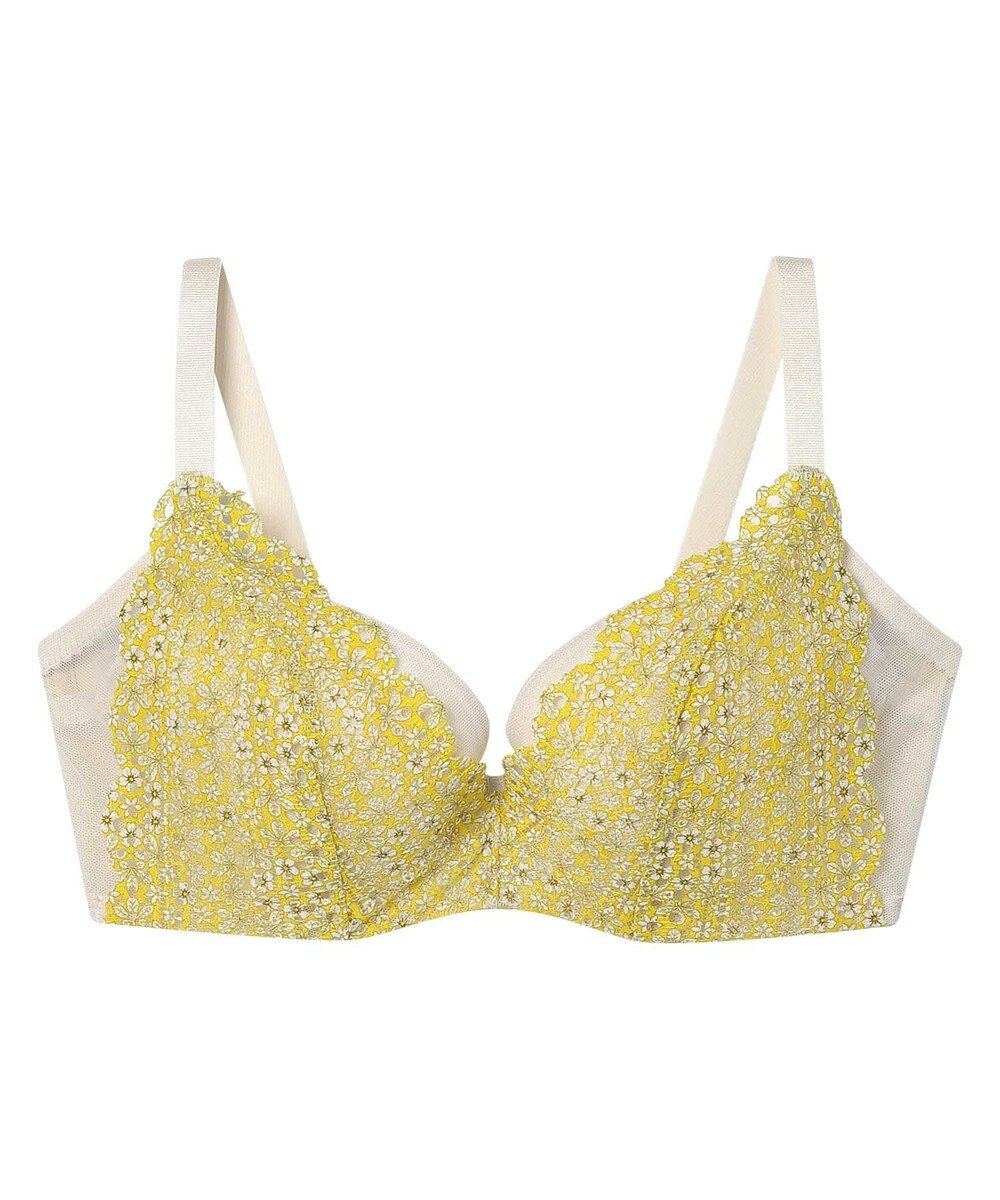 une nana cool さあわたし レース 脇高ブラジャー MADE WITH LIBERTY FABRIC 