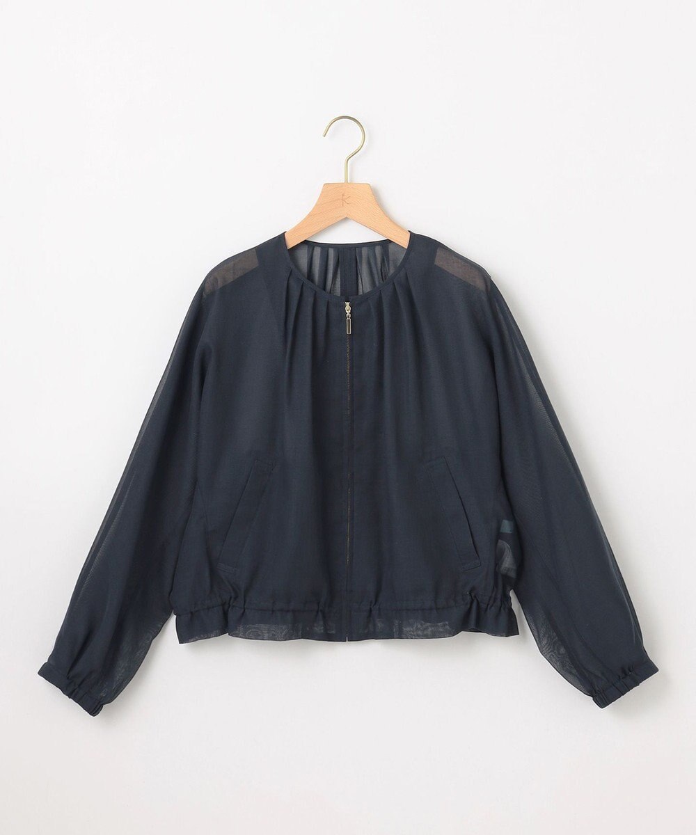 組曲 L カラーボイルノーカラー ブルゾン 