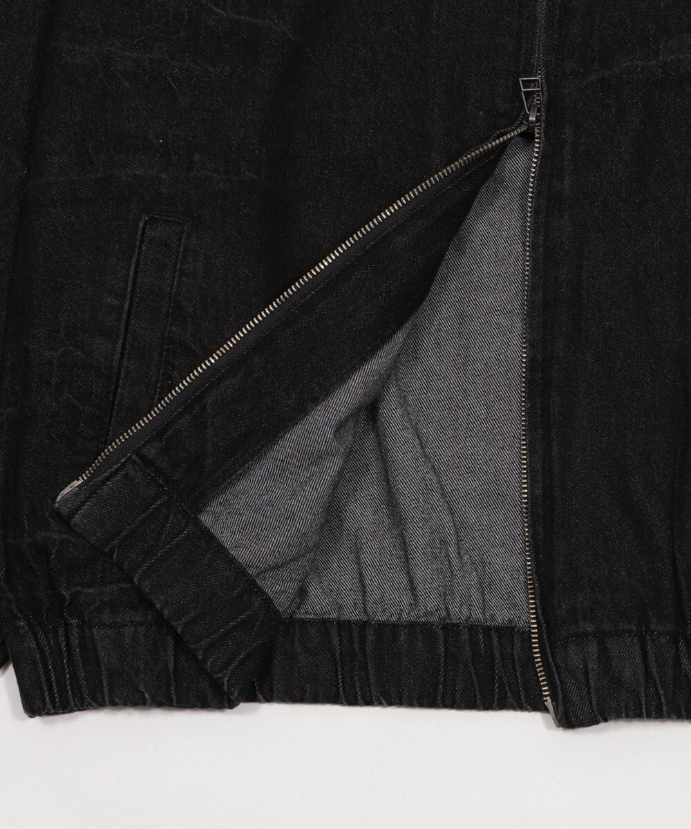 WEGO 【ユニセックス着用ITEM】ファーフードスラッシュデニムブルゾン 