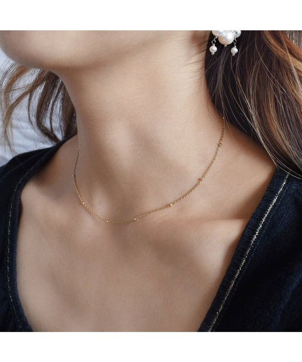 blancotokyo 【金属アレルギー対応】ボールチェーンネックレス Astra 