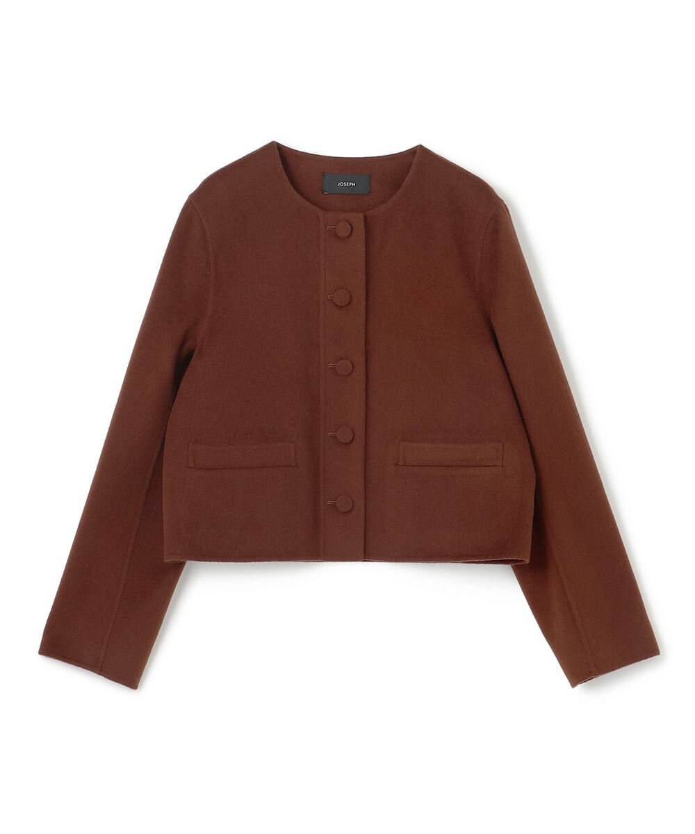 JOSEPH ライトダブルフェイス　ショート丈ジャケット 