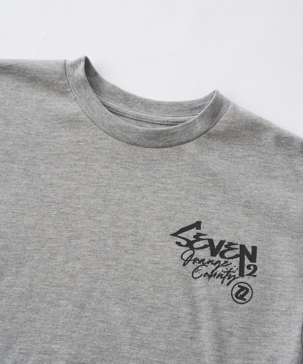 OP／FILA 【SEVEN2】バックプリントデザイン半袖Tシャツ 