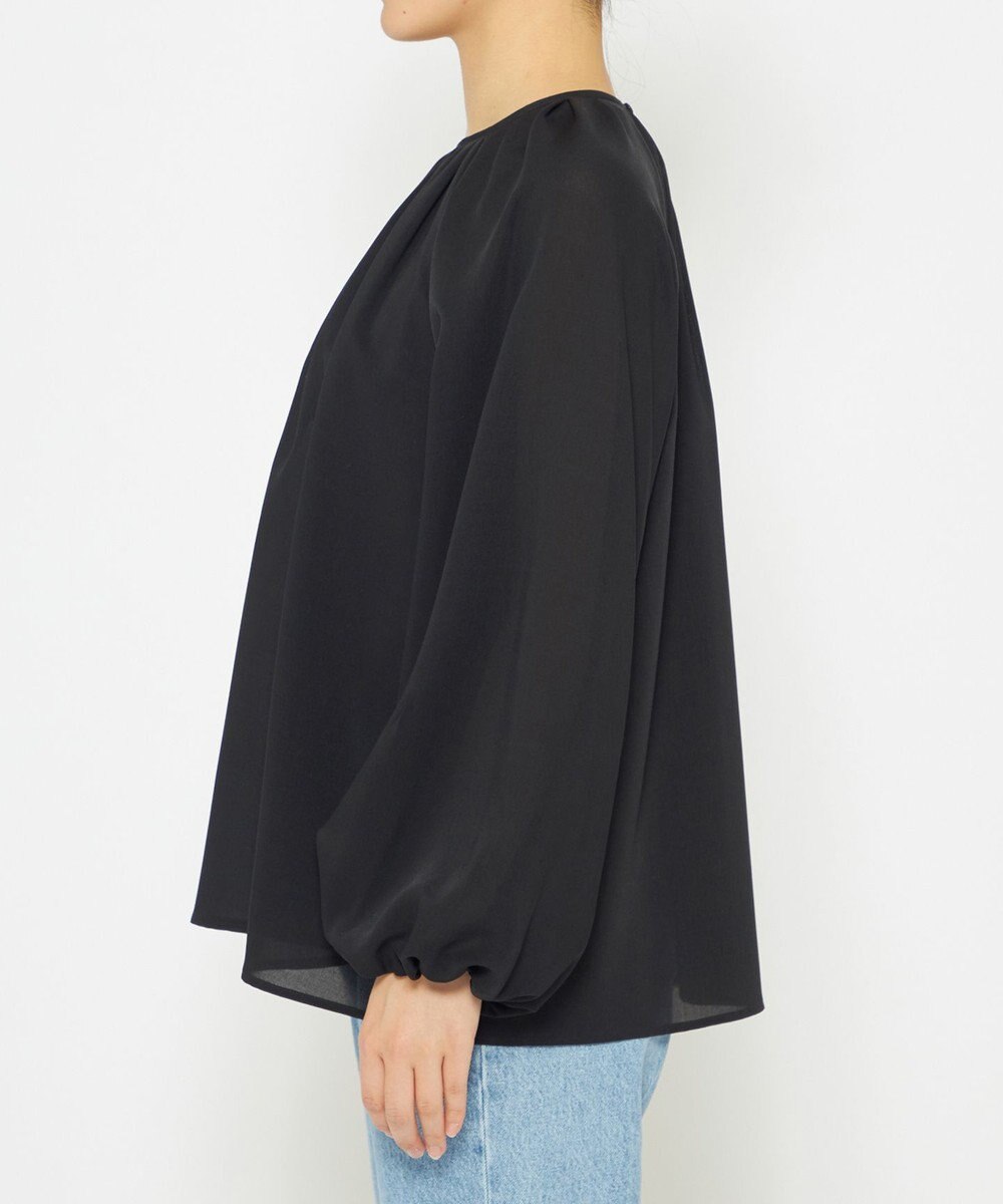 uncrave 【吸水速乾・接触冷感・洗濯機洗い可】シアーボイル ボリュームスリーブブラウス（uncrave STANDARD） 