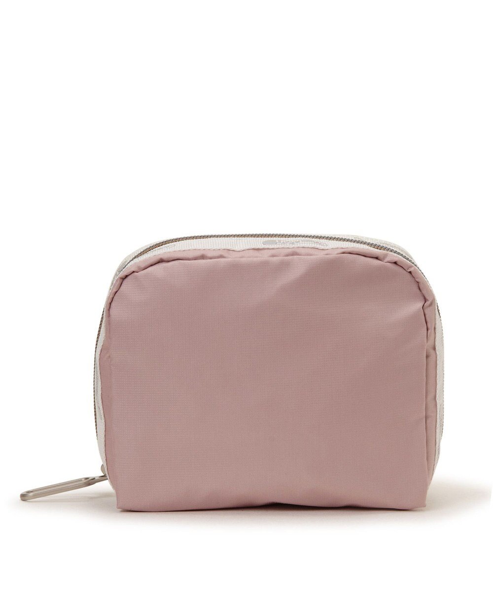 LeSportsac SQ ESSENTIAL COSMETIC/シルバーピンク/ライムライトC 