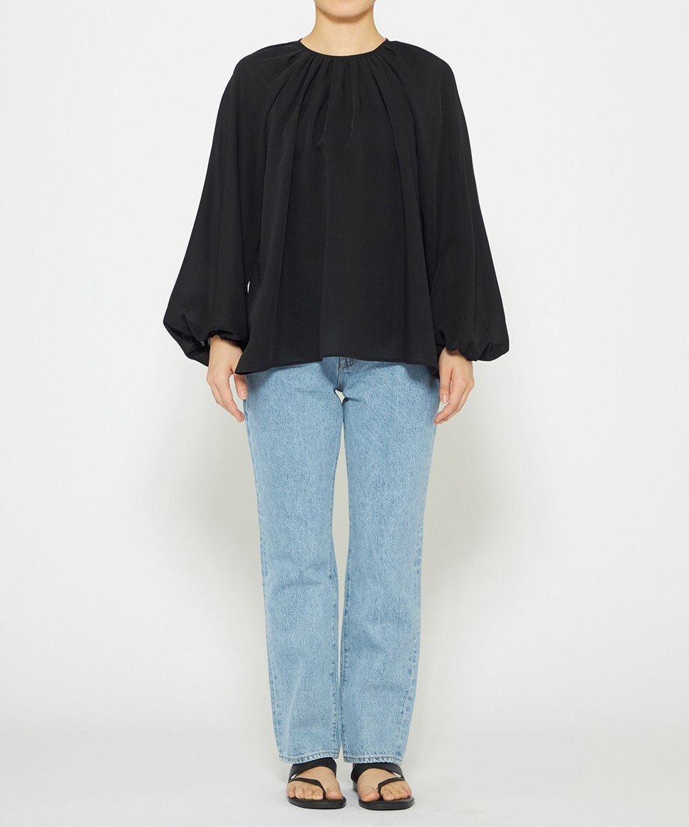 uncrave 【吸水速乾・接触冷感・洗濯機洗い可】シアーボイル ボリュームスリーブブラウス（uncrave STANDARD） 