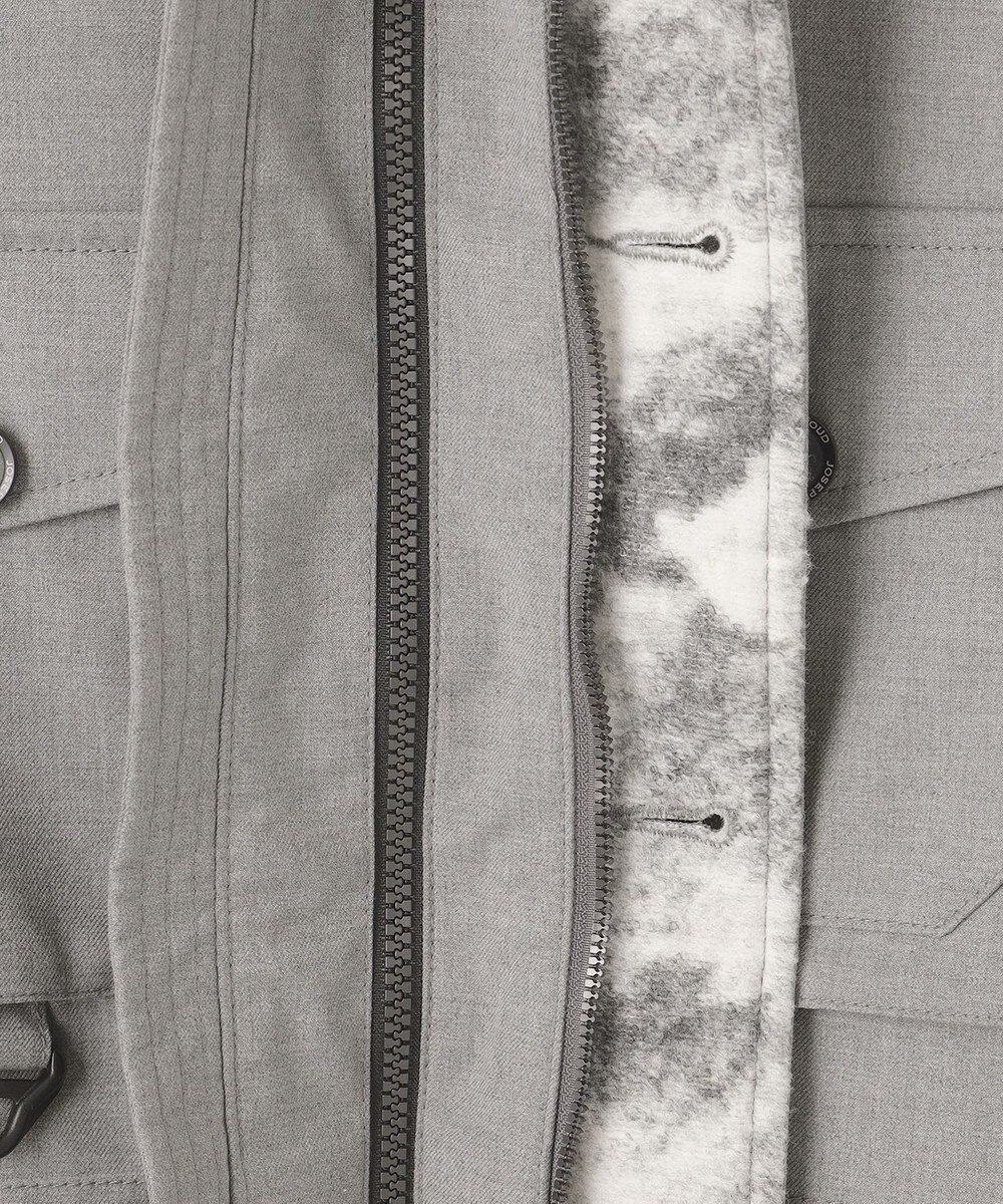 JOSEPH ABBOUD MOUNTAIN 【撥水/ライナードッキング対応】スライバー カモフラージュコンビ パーカー 