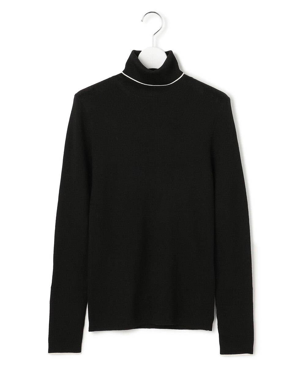 ICB L 【新色追加】エクストラファインメリノリブ タートルネックプルオーバー 