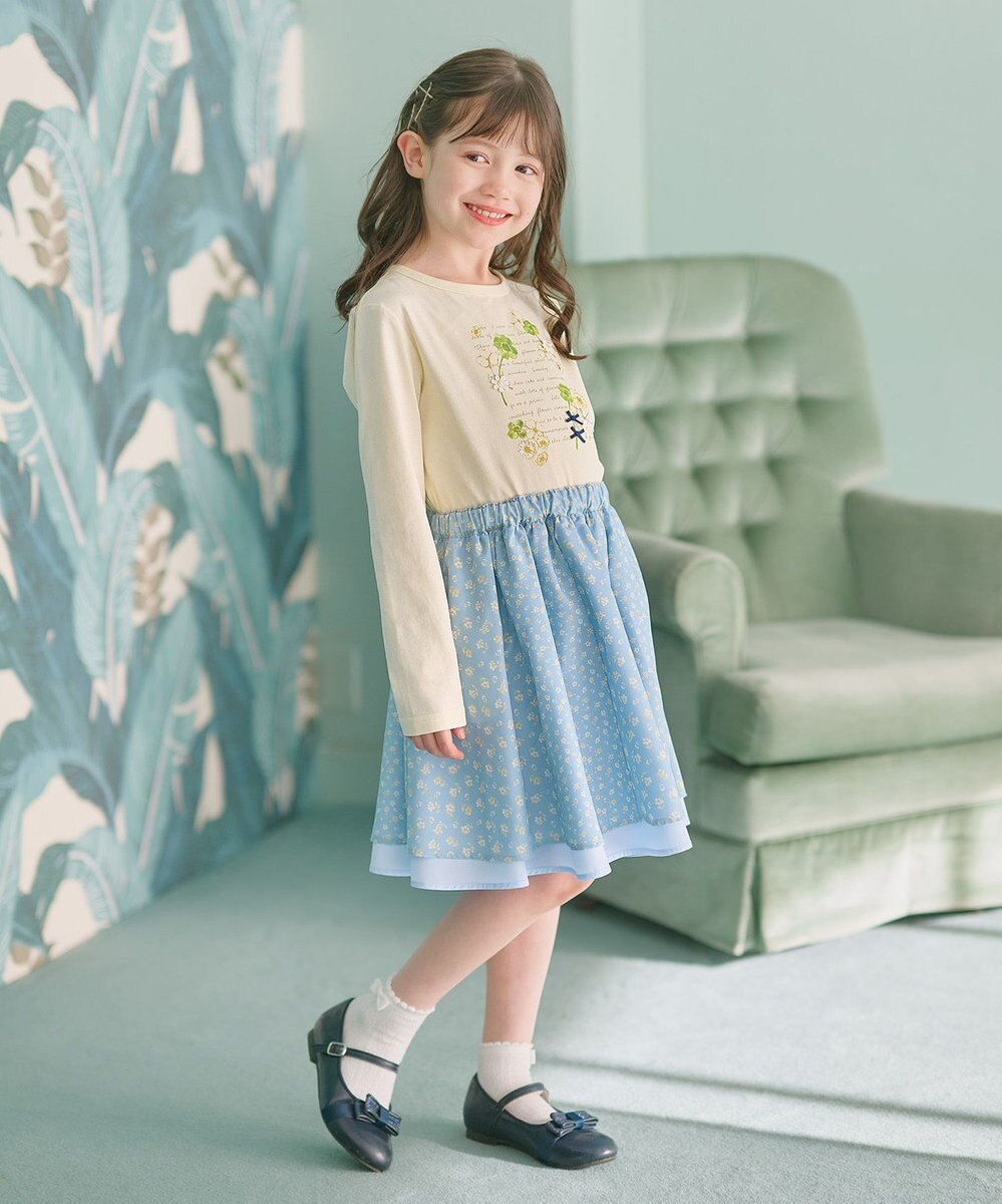 組曲 KIDS 【110-140㎝】オシバナクローバー Tシャツ 