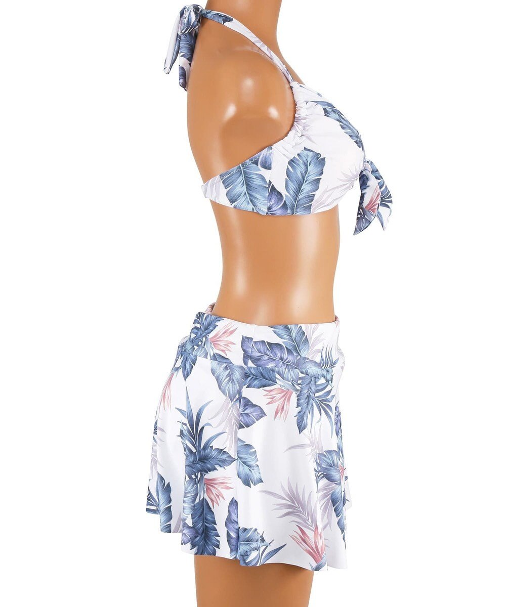 San-ai Resort（三愛水着楽園） 【新色ホワイト＆パープル入荷】４点セット水着　9M・11L【San-ai Resort（サンアイリゾート）】 