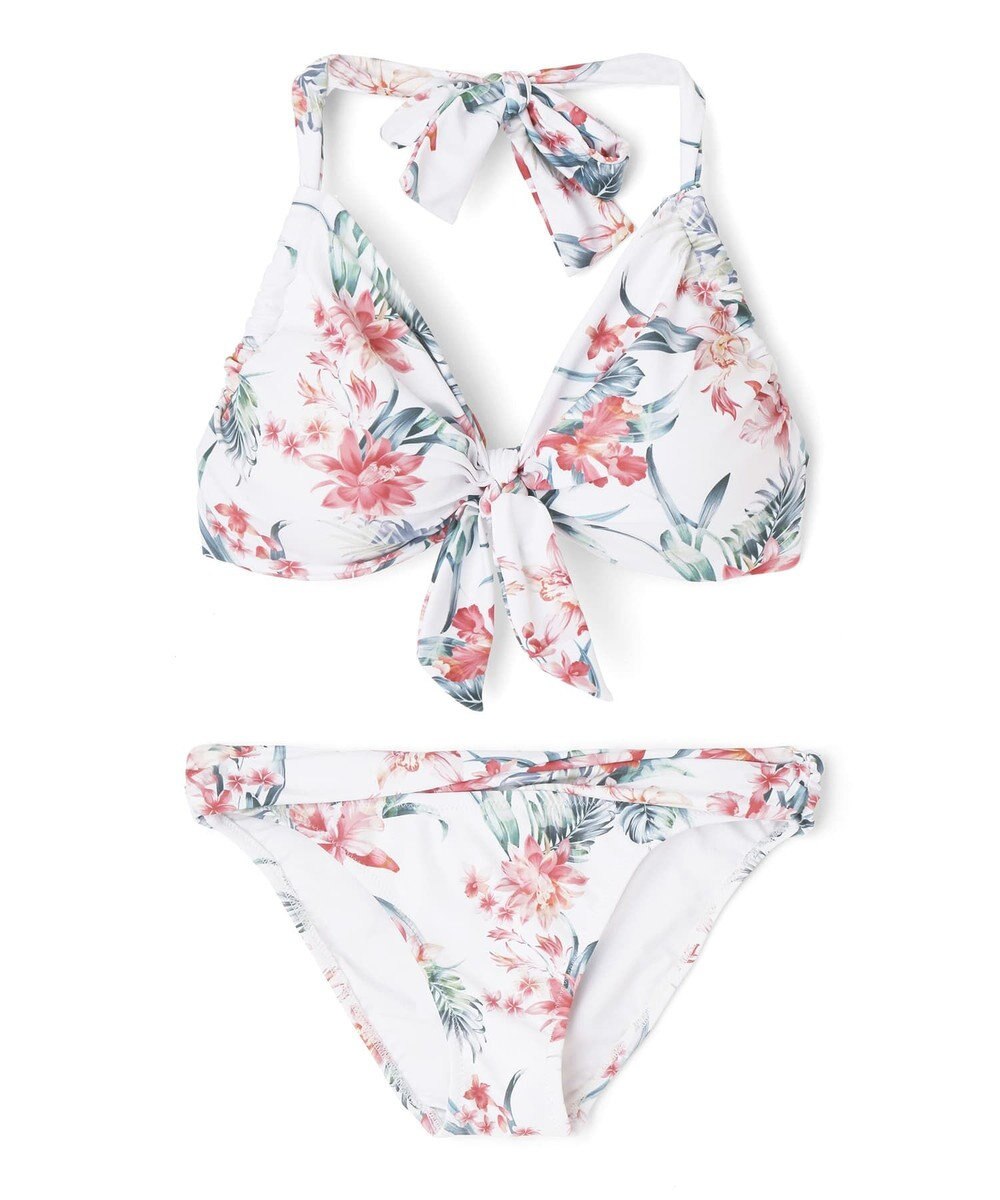 San-ai Resort（三愛水着楽園） 【新色ホワイト＆パープル入荷】４点セット水着　9M・11L【San-ai Resort（サンアイリゾート）】 