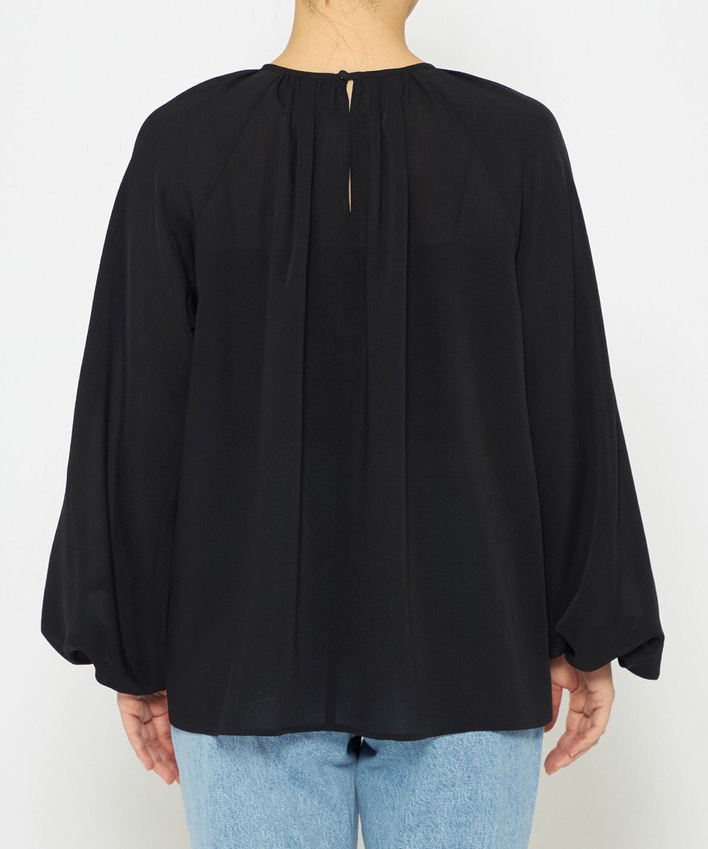 uncrave 【吸水速乾・接触冷感・洗濯機洗い可】シアーボイル ボリュームスリーブブラウス（uncrave STANDARD） 