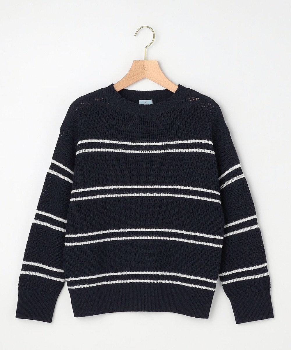 組曲 L 【先行予約】ボーダーレース ニット 