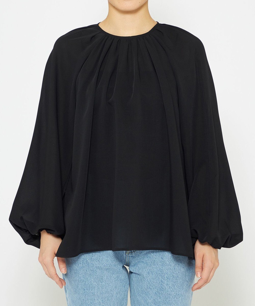 uncrave 【吸水速乾・接触冷感・洗濯機洗い可】シアーボイル ボリュームスリーブブラウス（uncrave STANDARD） 