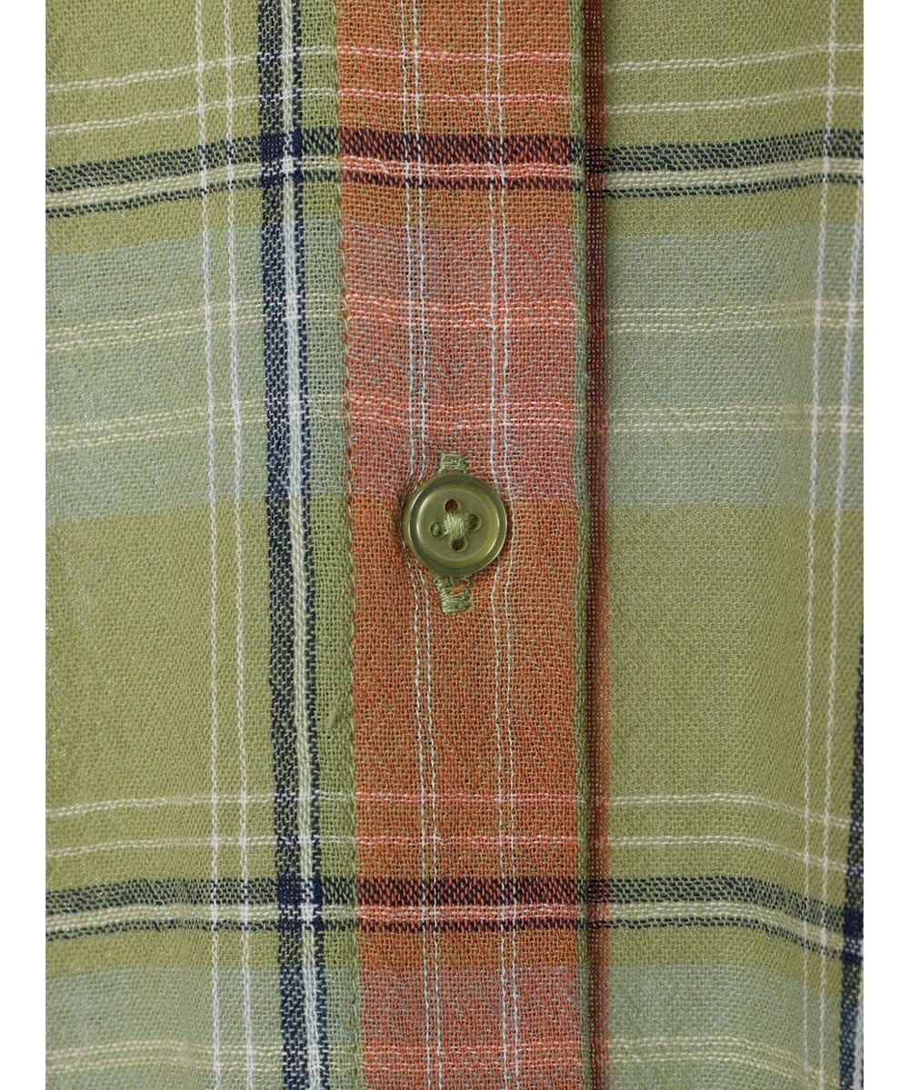 Green Parks チェック柄シャツチュニック 