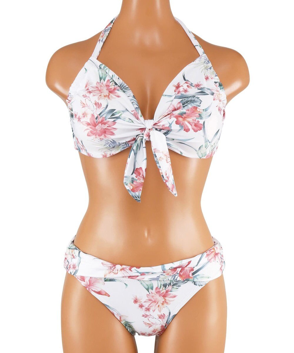 San-ai Resort（三愛水着楽園） 【新色ホワイト＆パープル入荷】４点セット水着　9M・11L【San-ai Resort（サンアイリゾート）】 