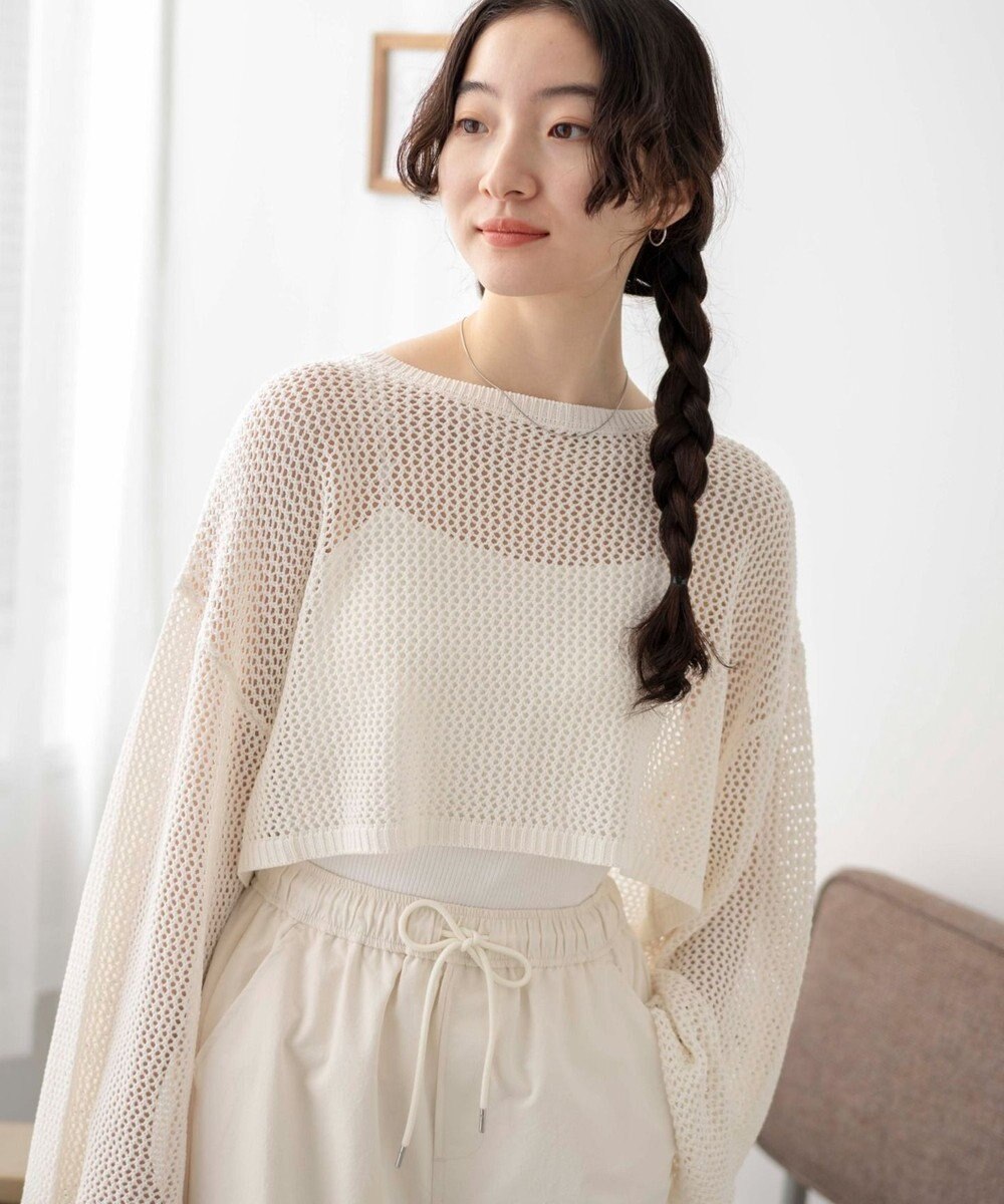 WEGO ショートメッシュニットプルオーバー 