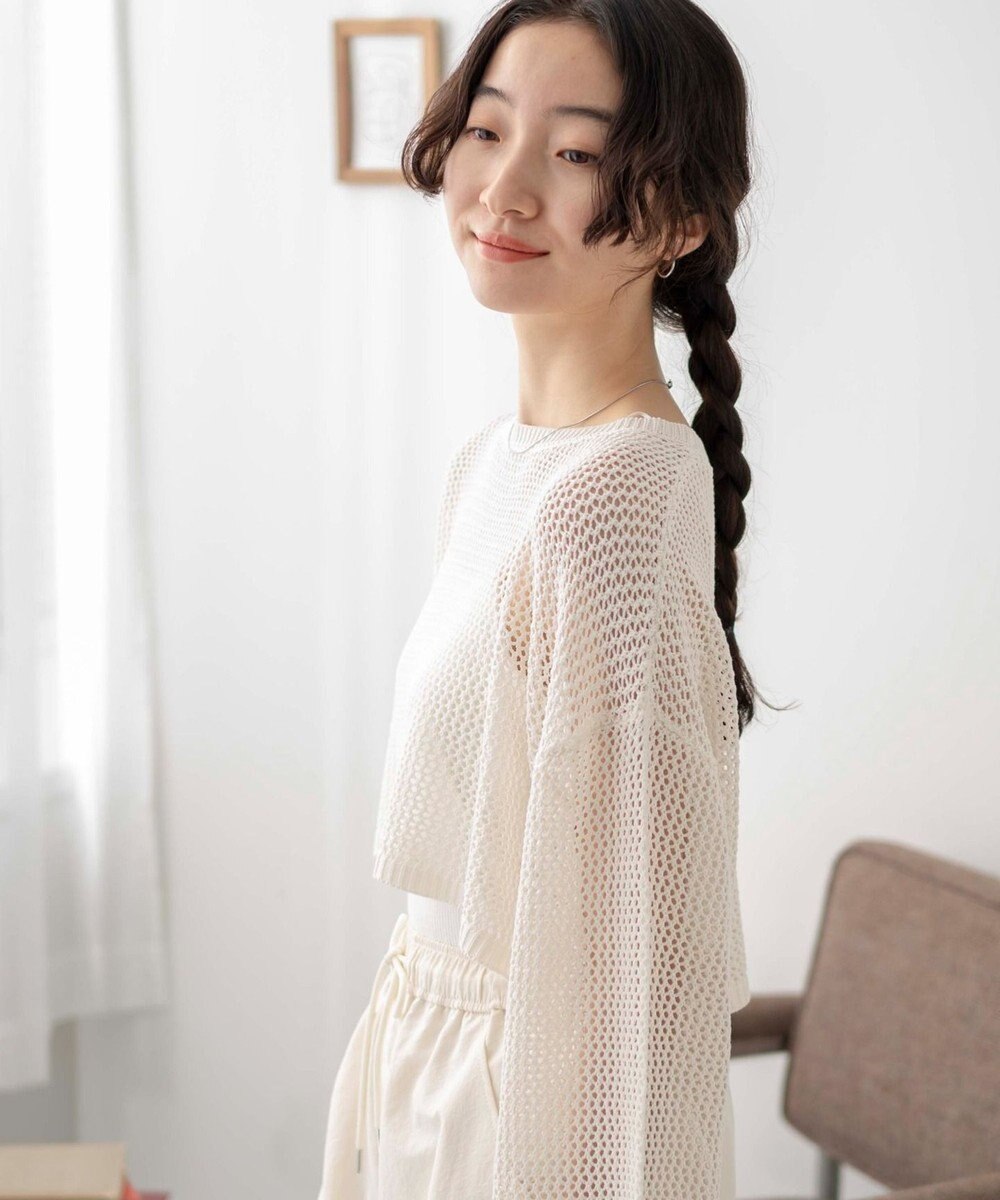 WEGO ショートメッシュニットプルオーバー 