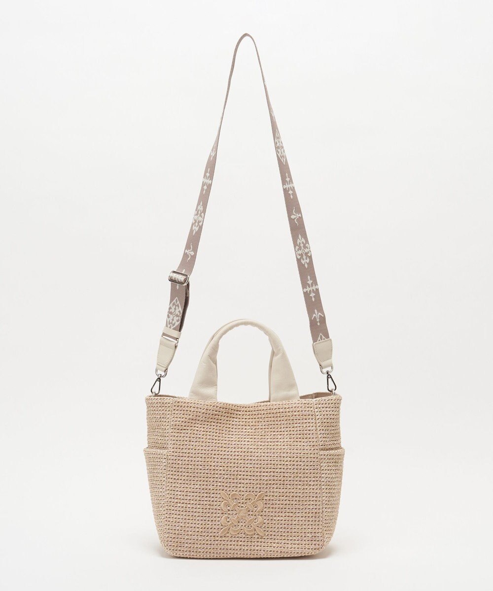 russet ナイロンラフィア2WAYトートバッグ(CE-1711) 