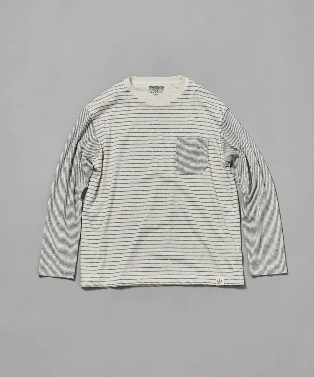 JOSEPH ABBOUD MOUNTAIN 【SPACE／UNISEX】OGコットンボーダークレイジー  カットソー 