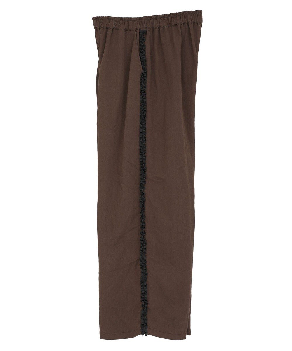 Green Parks ■ESCAR サイドミニフリルワイドパンツ 