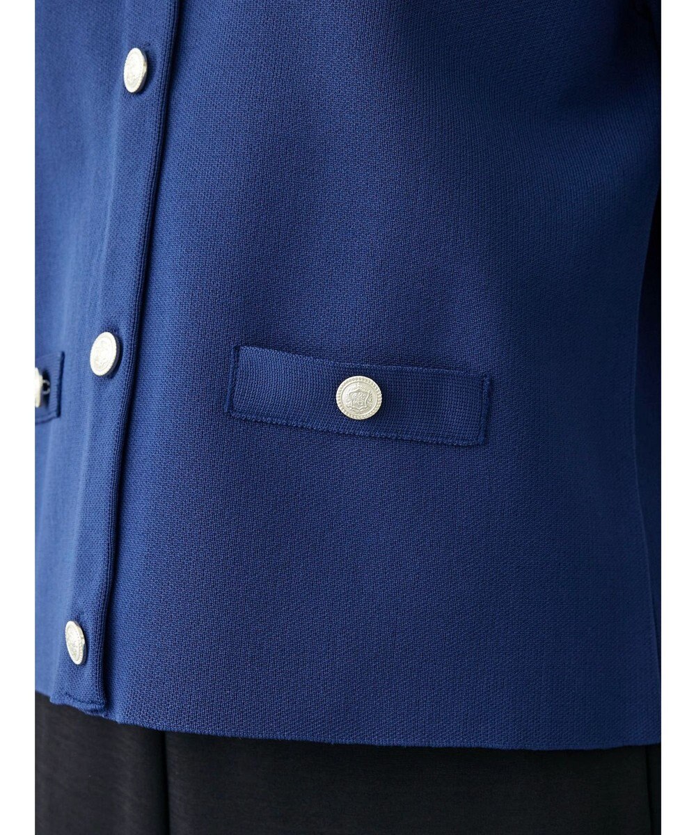 Green Parks ゴールド釦ボックス型カーディガン 