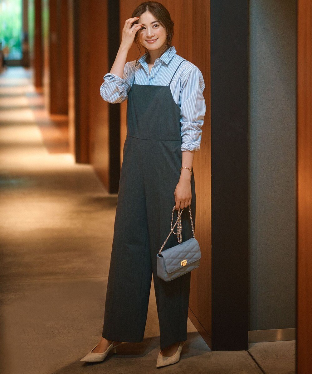 23区 【CLASSY.2月号掲載/洗える】CANCLINI ベーシック シャツ 