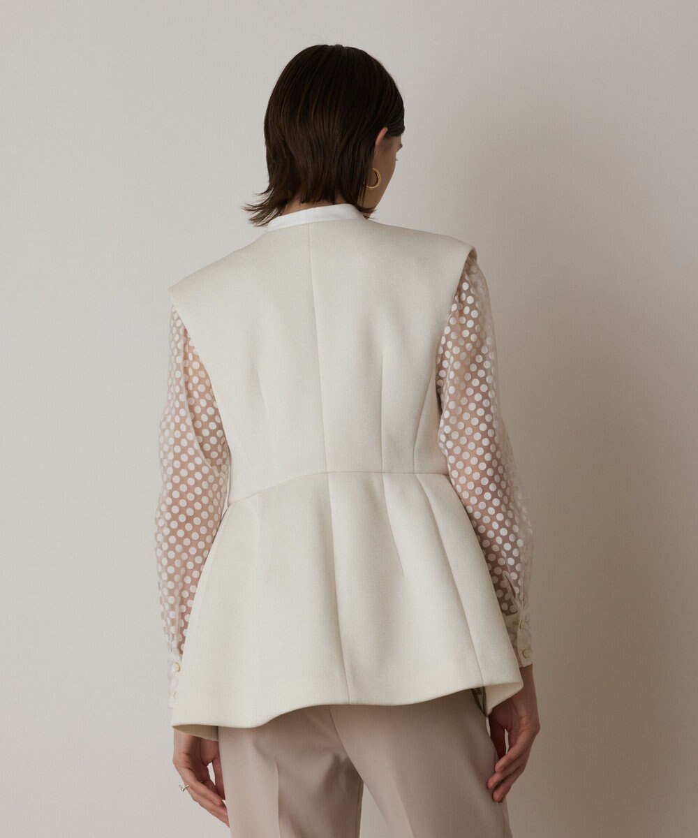 GRACE CONTINENTAL ダンボールニットジレジャケット 