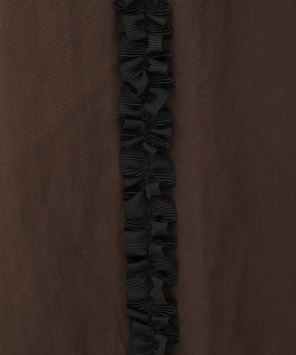 Green Parks ■ESCAR サイドミニフリルワイドパンツ 