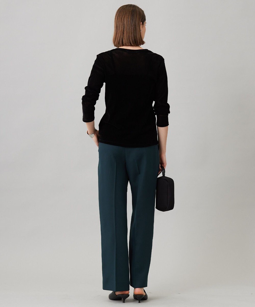 ICB L 【洗える】フロッキーベロア プルオーバー 