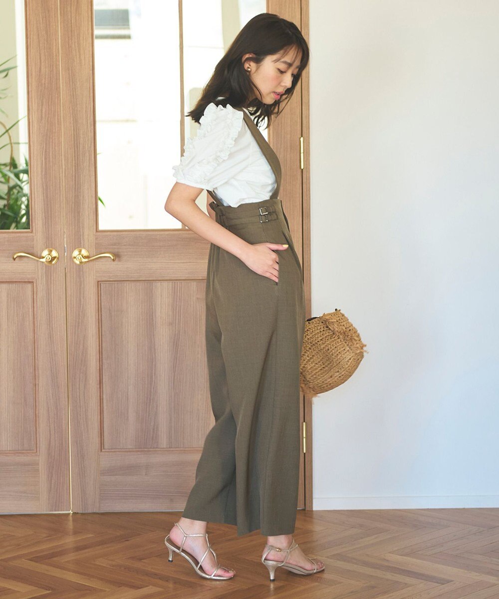 Feroux 【ONWARD CROSSET MAG掲載・2WAY】サイドストラップ パンツ 