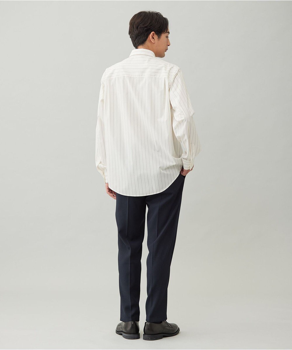 UNFILO MENS 【OCEANS 雑誌・web・YouTube 掲載】WOOL TOUCH 機能美パンツ スリム【東レ開発のウール見え高機能素材】 