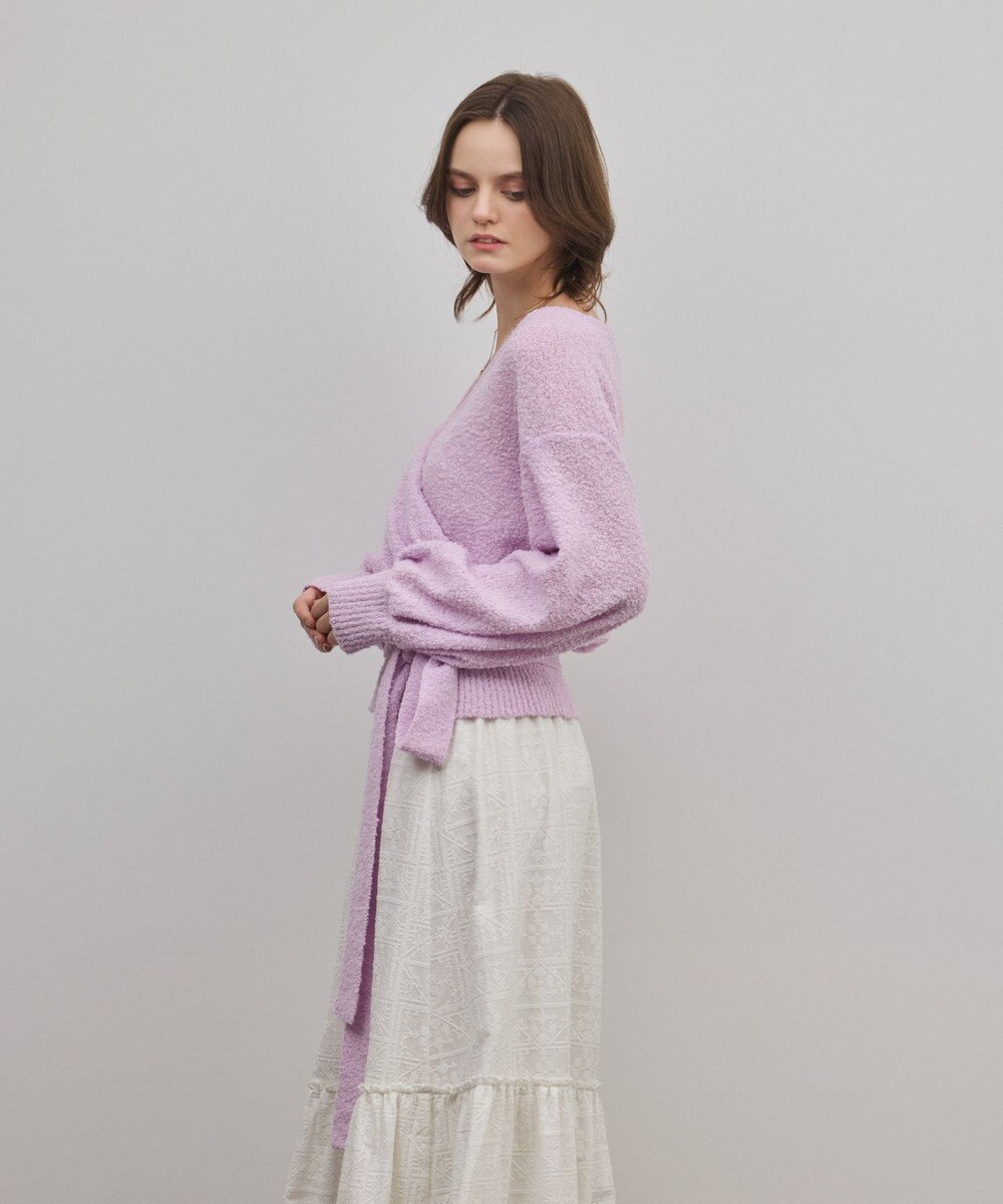 GRACE CONTINENTAL カシュクールニットトップ 