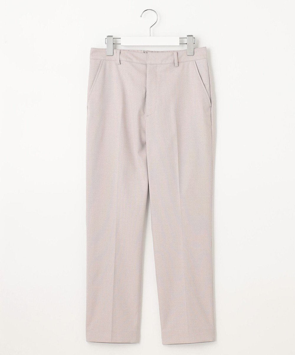 J.PRESS LADIES 【洗える】シャークスキン テーパード パンツ 