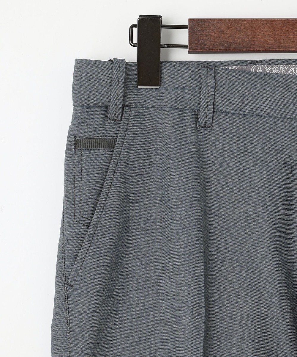 JOSEPH ABBOUD 【ウエストも伸びる！/ストレッチ】ミックスリネンシャンブレーパンツ 