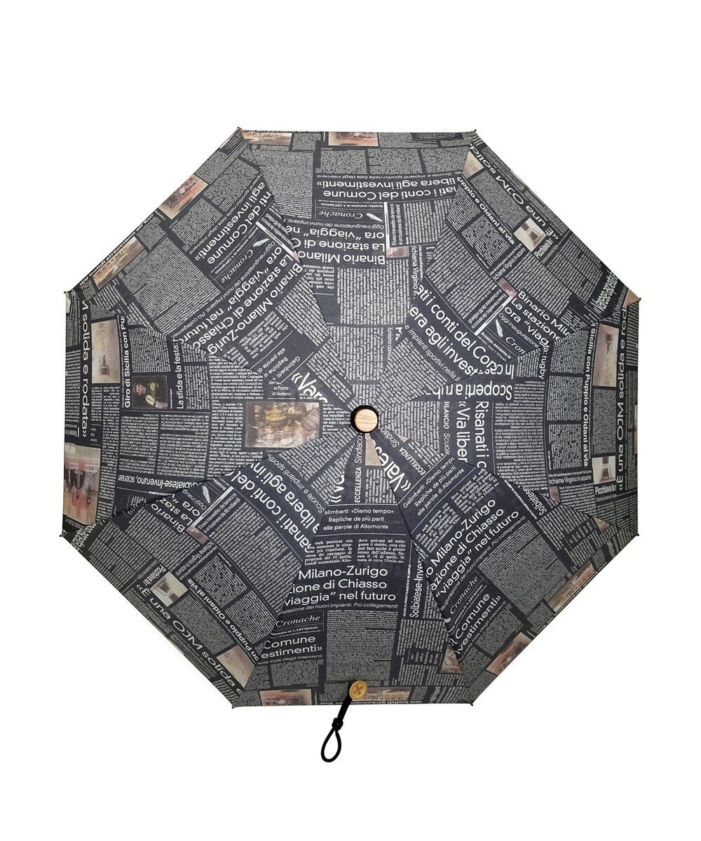 +RING レディース向け プラスリング 晴雨兼用（長ショート） PAPER-BLK T1403  sunshield 