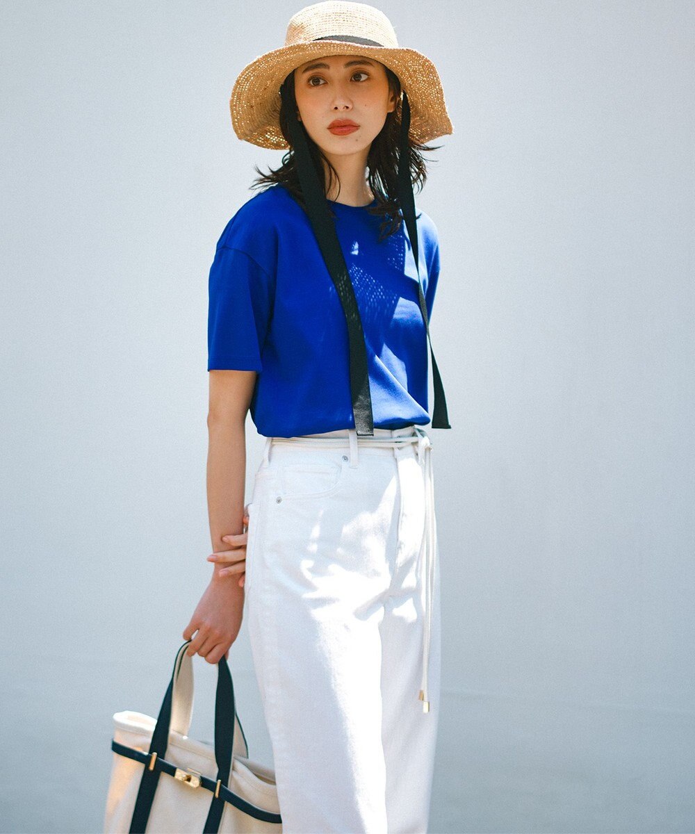 23区 ポーチ付 キャンバス トートバッグ 